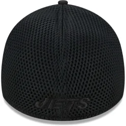 Hats|Men^New York Jets Men's New Era Black Main Neo 39THIRTY Flex Hat