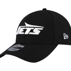 Hats|Men^New York Jets Men's New Era Black Main 39THIRTY Flex Hat