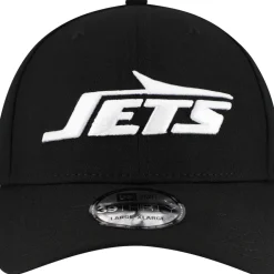 Hats|Men^New York Jets Men's New Era Black Main 39THIRTY Flex Hat