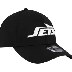 Hats|Men^New York Jets Men's New Era Black Main 39THIRTY Flex Hat