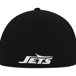 Hats|Men^New York Jets Men's New Era Black Main 39THIRTY Flex Hat
