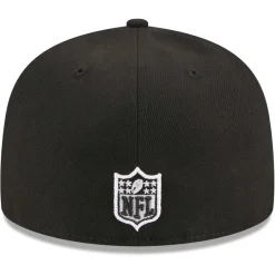 Fitted^New York Jets Men's New Era Black Main Patch 59FIFTY Fitted Hat