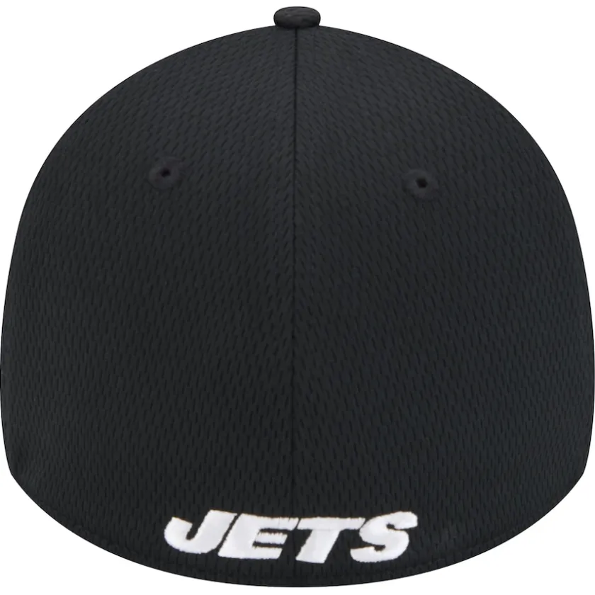 Flex^New York Jets Men's New Era Black Active 39THIRTY Flex Hat