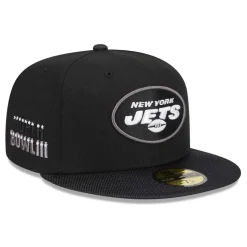 Fitted^New York Jets Men's New Era Black Active Ballistic 59FIFTY Fitted Hat