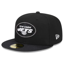 Fitted^New York Jets Men's New Era Black Active Ballistic 59FIFTY Fitted Hat