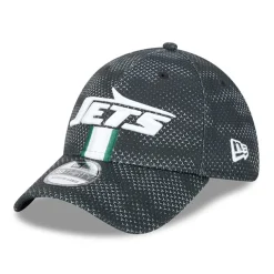 Flex^New York Jets Men's New Era Black 2024 Sideline 39THIRTY Flex Hat