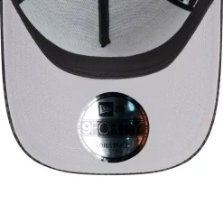 Adjustable^New York Jets Men's New Era Black Throwback Midnight Ink Tonal Text A-Frame Trucker 9FORTY Adjustable Hat