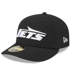 Fitted^New York Jets Men's New Era Black Omaha Low Profile 59FIFTY Fitted Hat