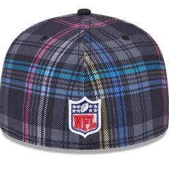 Hats|Men^New York Jets Men's New Era Black 2024 NFL Crucial Catch Plaid 59FIFTY Fitted Hat
