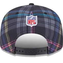 Hats|Men^New York Jets Men's New Era Black 2024 NFL Crucial Catch Plaid 9FIFTY Snapback Hat