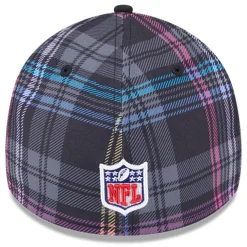 Hats|Men^New York Jets Men's New Era Black 2024 NFL Crucial Catch Plaid 39THIRTY Flex Hat