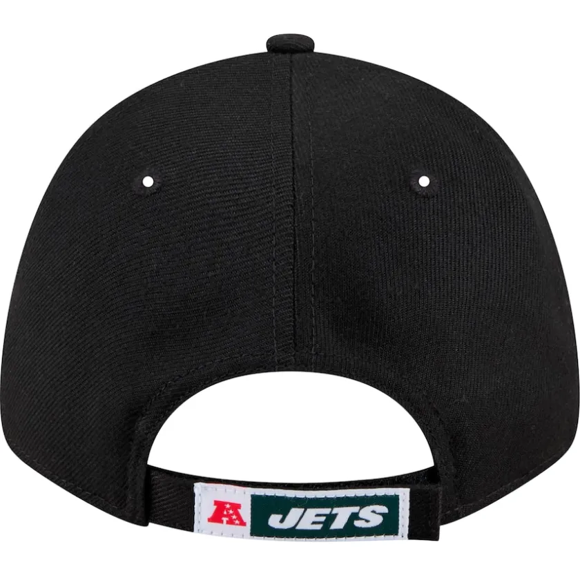 Hats|Men^New York Jets Men's New Era Black The League 9FORTY Adjustable Hat