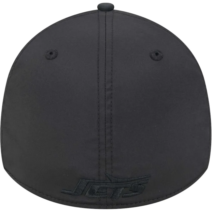 Hats|Men^New York Jets Men's New Era Black Hydro 39THIRTY Flex Hat