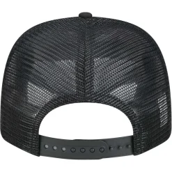 Hats|Men^New York Jets Men's New Era Black Mojo Dojo Trucker 9SEVENTY Stretch-Snap Hat