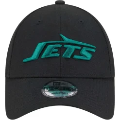 Hats|Men^New York Jets Men's New Era Black Momentum 9FORTY Adjustable Hat