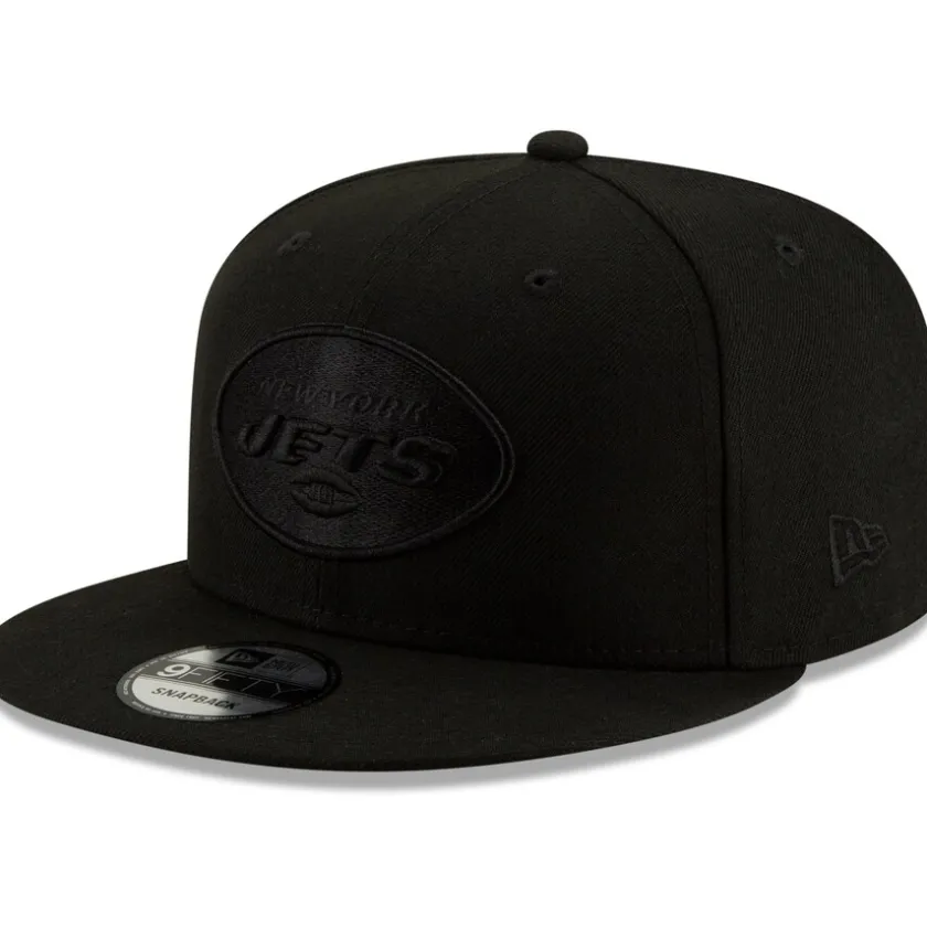 Hats|Men^New York Jets Men's New Era Black 9FIFTY Snapback Hat