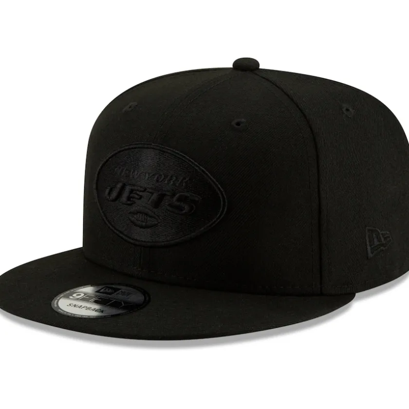 Hats|Men^New York Jets Men's New Era Black 9FIFTY Snapback Hat