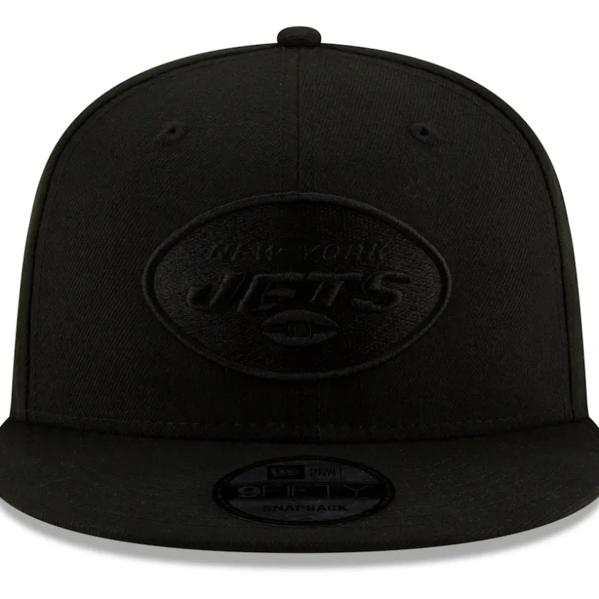 Hats|Men^New York Jets Men's New Era Black 9FIFTY Snapback Hat