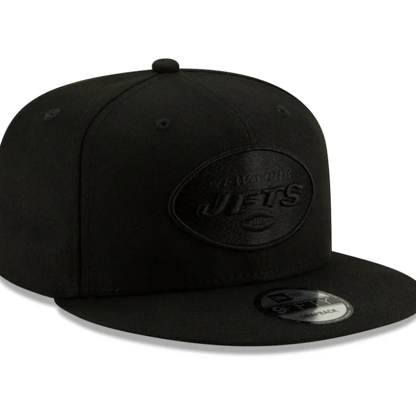 Hats|Men^New York Jets Men's New Era Black 9FIFTY Snapback Hat