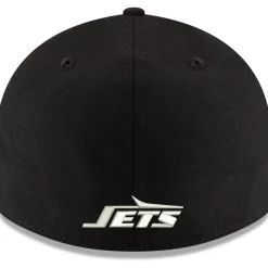 Fitted^New York Jets Men's New Era Black Omaha Throwback Low Profile 59FIFTY Fitted Hat