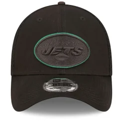 Hats|Men^New York Jets Men's New Era Black Team Neo 39THIRTY Flex Hat