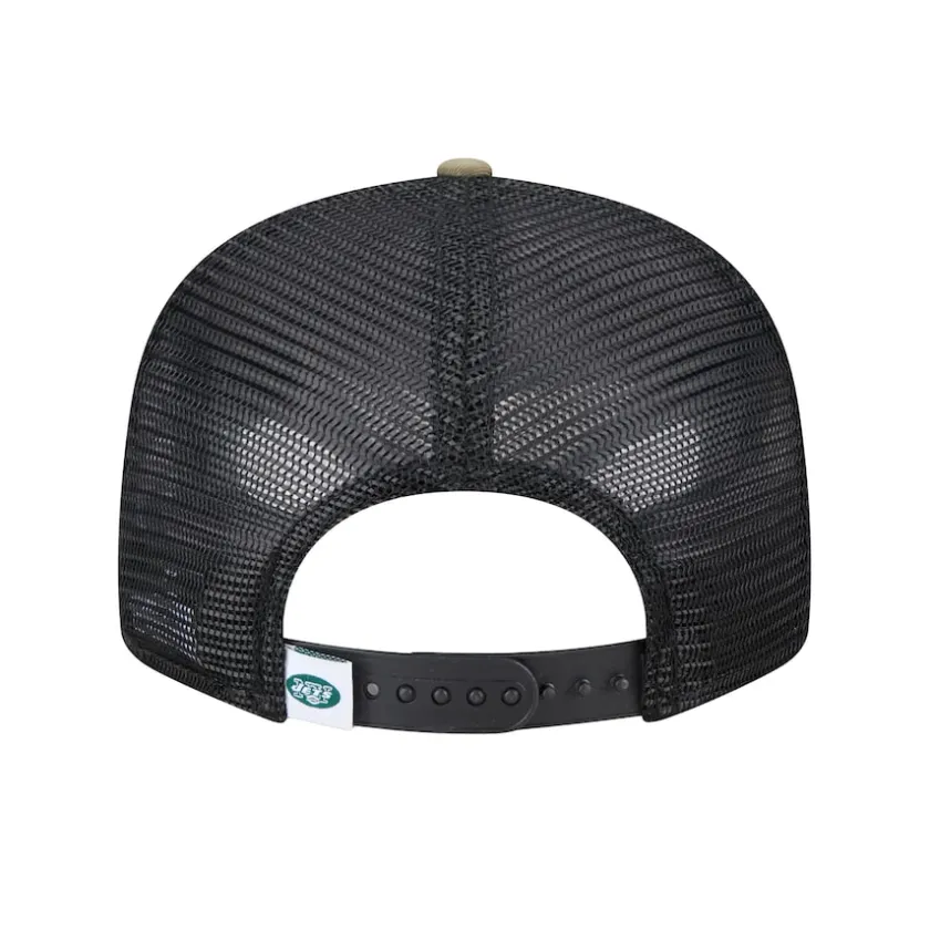 Snapback^New York Jets Men's New Era Camo Main Trucker 9FIFTY Snapback Hat