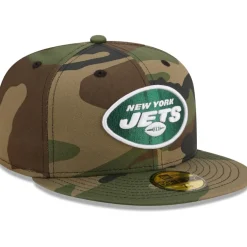 Fitted^New York Jets Men's New Era Camo Woodland 59FIFTY Fitted Hat