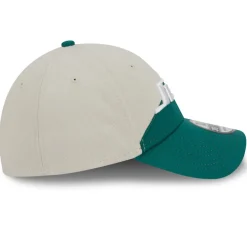 Flex^New York Jets Men's New Era Cream/Kelly Green 2023 Sideline Historic 39THIRTY Flex Hat