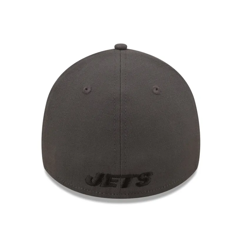 Flex^New York Jets Men's New Era Graphite Classic 39THIRTY Flex Hat