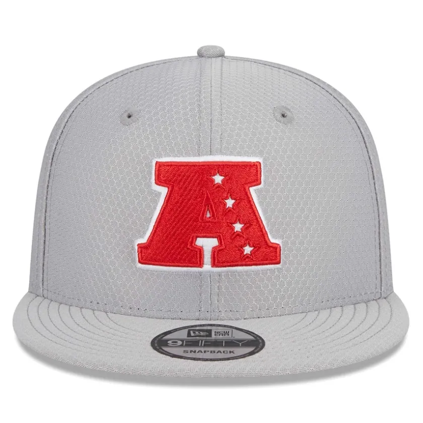 Snapback^New York Jets Men's New Era Gray 2024 Pro Bowl 9FIFTY Adjustable Snapback Hat