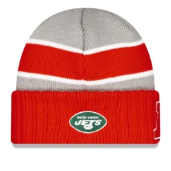 Knit^New York Jets Men's New Era Gray 2024 NFL Pro Bowl Cuffed Knit Hat