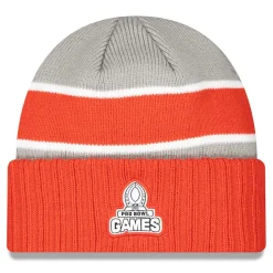 Knit^New York Jets Men's New Era Gray 2024 NFL Pro Bowl Cuffed Knit Hat