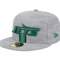 Fitted^New York Jets Men's New Era Gray 2024 Sideline 59FIFTY Fitted Hat