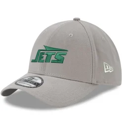 Flex^New York Jets Men's New Era Gray Wordmark Flight 39THIRTY Flex Hat