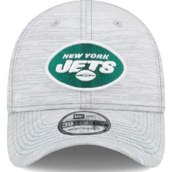 Flex^New York Jets Men's New Era Gray Speed 39THIRTY Flex Hat
