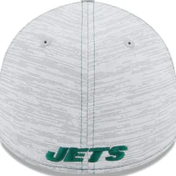 Flex^New York Jets Men's New Era Gray Speed 39THIRTY Flex Hat