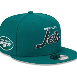Snapback^New York Jets Men's New Era Green Main Script 9FIFTY Snapback Hat