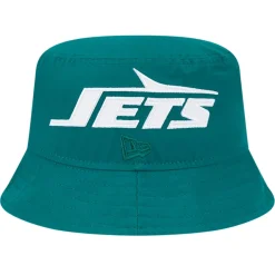 Bucket^New York Jets Men's New Era Green Helmet Bucket Hat