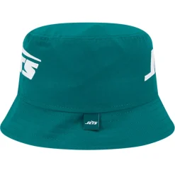 Bucket^New York Jets Men's New Era Green Helmet Bucket Hat