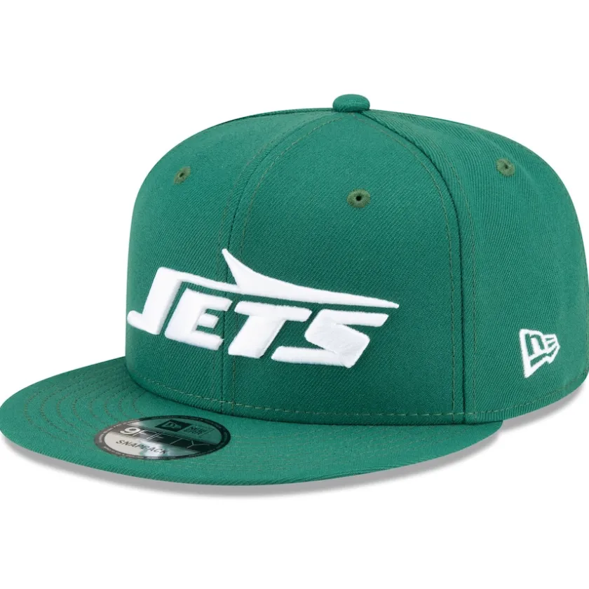 Hats|Men^New York Jets Men's New Era Green 9FIFTY Snapback Hat