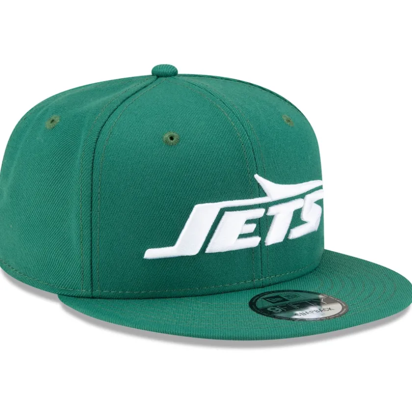 Hats|Men^New York Jets Men's New Era Green 9FIFTY Snapback Hat