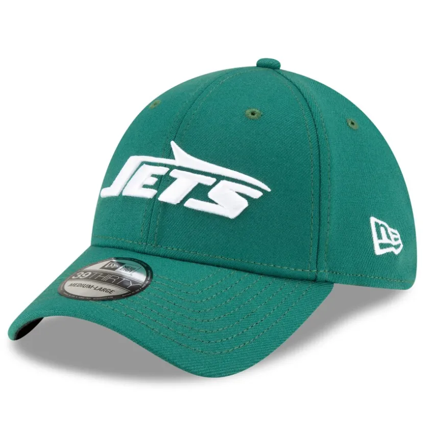 Hats|Men^New York Jets Men's New Era Green NFL Team Classic 39THIRTY Flex Hat