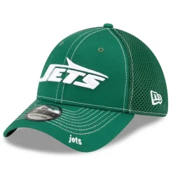 Flex^New York Jets Men's New Era Green NFL Neo 39THIRTY Flex Hat