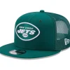 Adjustable|Snapback^New York Jets Men's New Era Green Classic Trucker 9FIFTY Snapback Hat
