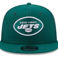 Adjustable|Snapback^New York Jets Men's New Era Green Classic Trucker 9FIFTY Snapback Hat