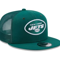 Adjustable|Snapback^New York Jets Men's New Era Green Classic Trucker 9FIFTY Snapback Hat