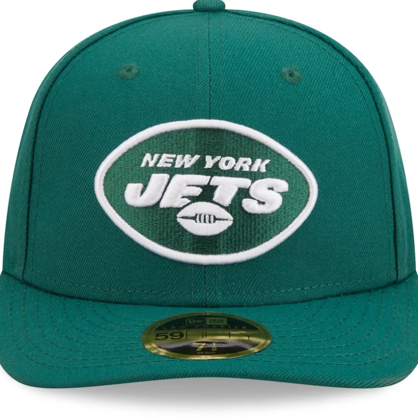 Fitted^New York Jets Men's New Era Green Omaha Low Profile 59FIFTY Fitted Hat