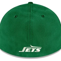 Fitted^New York Jets Men's New Era Kelly Green Omaha Throwback Low Profile 59FIFTY Fitted Hat