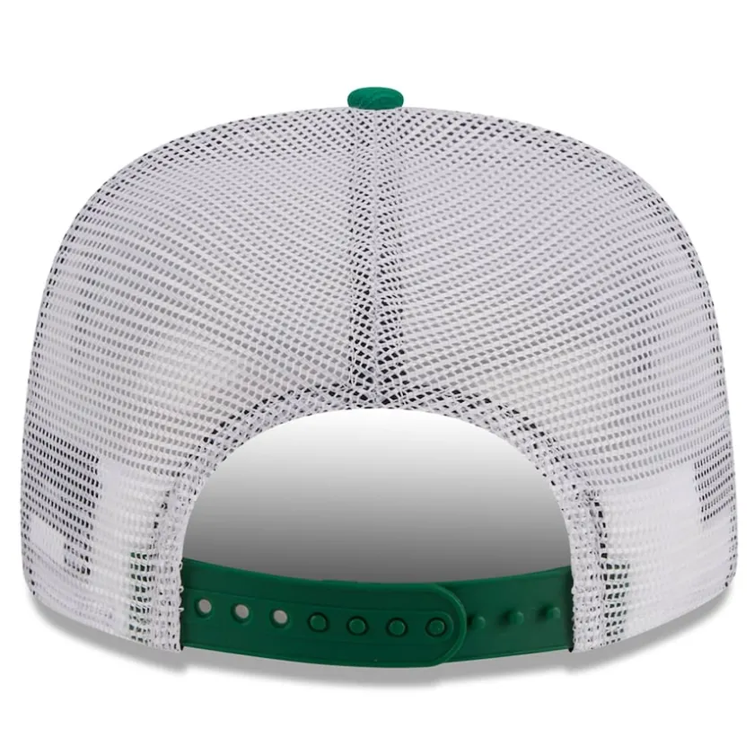 Snapback^New York Jets Men's New Era Kelly Green/White Original Classic Golfer Adjustable Hat