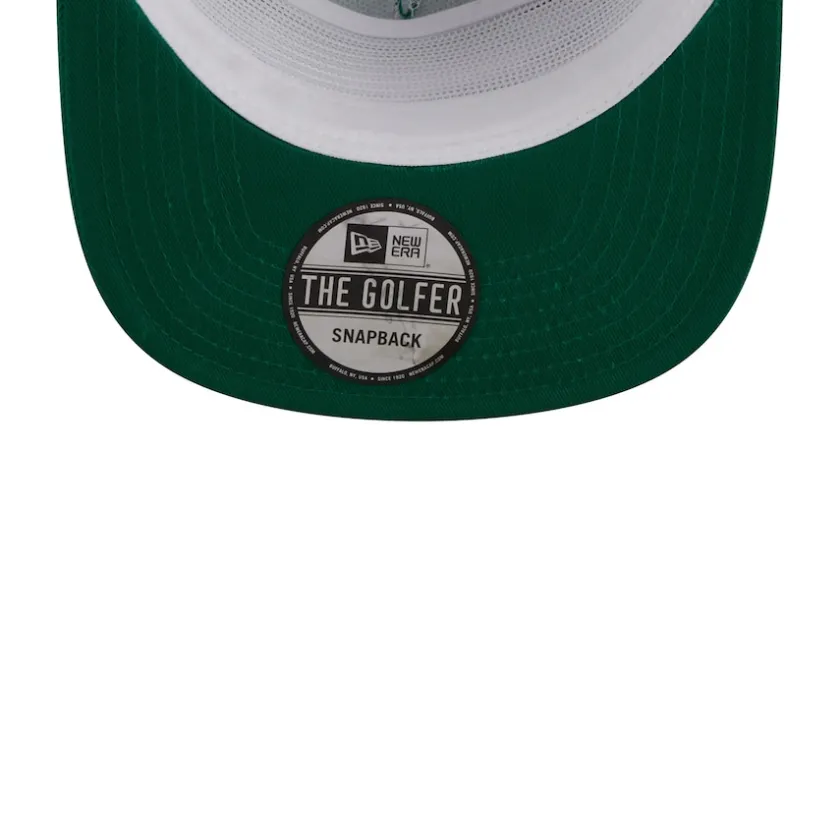 Snapback^New York Jets Men's New Era Kelly Green/White Original Classic Golfer Adjustable Hat